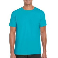 Koszulka Softstyle Dla Dorosłych Unisex. Zielone bluzki GILDAN, xl, bez wzorów, sportowe, bez kołnierzyka, bez ramiączek. Za 28.99 zł.