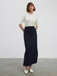 BGN Spódnica w kolorze granatowym rozmiar: 36. Niebieskie spódnice BGN, na co dzień, bez wzorów, maxi, proste. Za 78.99 zł.