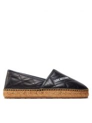 LOVE MOSCHINO Espadryle JA10582G0IIE0000 Czarny. Czarne espadryle Love Moschino, bez wzorów, ze skóry, bez obcasa, bez zapięcia. Za 589.99 zł.