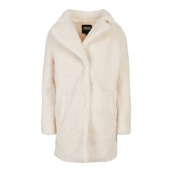 Płaszcz Oversize Damski Sherpa. Brązowe płaszcze Urban Classics, xs, bez wzorów, bez kaptura. Za 275.99 zł.