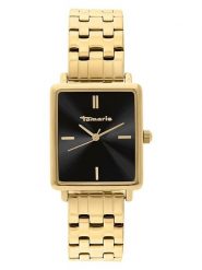 Tamaris Zegarek kwarcowy w kolorze złoto-czarnym rozmiar: onesize. Czarne, analogowe zegarki Tamaris, metalowe. Za 173.99 zł.
