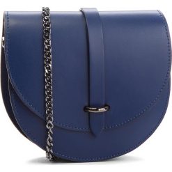 Torebka CREOLE - K10559 Granat. Niebieskie torebki klasyczne Creole, z aplikacjami, ze skóry, zdobione, bez dodatków. Za 129.00 zł.