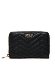Guess Duży Portfel Damski SWQG95 08140 Czarny. Czarne portfele Guess, z aplikacjami, ze skóry. Za 159.99 zł.