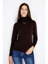 William de Faye Golf w kolorze brązowym rozmiar: 42. Brązowe golfy William de Faye, bez wzorów, z kaszmiru, bez ramiączek. Za 130.99 zł.