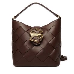 Torebka Just Cavalli. Brązowe torebki klasyczne Just Cavalli, bez wzorów, bez dodatków. Za 849.99 zł.