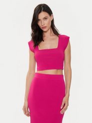Ted Baker Top Brenha 274532 Różowy Slim Fit. Czerwone topy Ted Baker, bez wzorów, z syntetyku, bez kołnierzyka, bez ramiączek. Za 169.99 zł.
