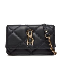 Torebka Steve Madden. Czarne listonoszki Steve Madden, bez wzorów, bez dodatków. Za 379.99 zł.