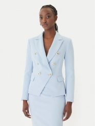 Rinascimento Marynarka CFC0128639003 Błękitny Regular Fit. Niebieskie marynarki i żakiety Rinascimento, xs, bez wzorów, z syntetyku. Za 789.99 zł.