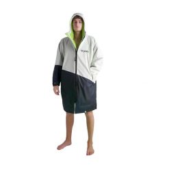 Długi rękaw płaszcz Dryrobe Advance. Szare płaszcze DRYROBE, l, bez wzorów, z materiału, bez kaptura. Za 826.50 zł.