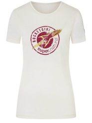 Super.natural Koszulka "Rocket 140" w kolorze białym rozmiar: XS. Białe bluzki super.natural, xs, bez wzorów, z wełny, bez kołnierzyka, bez ramiączek. Za 152.99 zł.