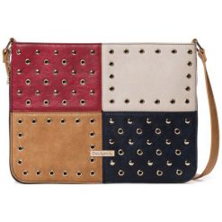 Desigual Torebka kolorowa crossbody Bols Torino Molina. Torebki klasyczne Desigual, bez wzorów, bez dodatków. W wyprzedaży za 174.00 zł.