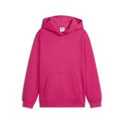 Młodzieżowa bluza dzianinowa z kapturem Essentials o luźnym kroju PUMA. Czerwona bluzy Puma, m, bez wzorów, z dzianiny, z kapturem. Za 159.00 zł.