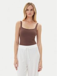 Guess Body O4BM16 KCDE0 Brązowy Slim Fit. Brązowe body Guess, xl, z aplikacjami, z syntetyku. Za 239.99 zł.