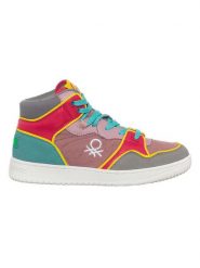 Benetton Sneakersy ze wzorem rozmiar: 39. Trampki Benetton, bez wzorów, z materiału, za kostkę, bez zapięcia. Za 162.87 zł.