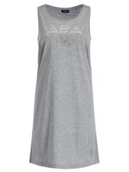 Emporio Armani Underwear Koszula nocna 164189 9P261 00748 Szary Regular Fit. Szare koszule nocne Emporio Armani Underwear, xs, bez wzorów, z bawełny, bez ramiączek. Za 309.99 zł.