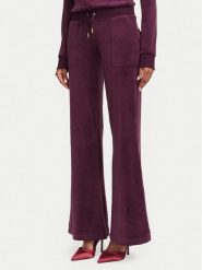 Juicy Couture Spodnie dresowe Layla JCSEBJ001G Bordowy Regular Fit. Czerwone spodnie dresowe Juicy Couture, xxs, bez wzorów, z dresówki. Za 379.99 zł.