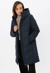 Zimowy płaszcz J-LOA. Brązowe płaszcze Volcano, na zimę, l, bez wzorów, z dresówki, bez kaptura. Za 399.99 zł.