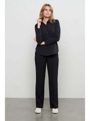 &Co Woman Spodnie "Charlotte" w kolorze czarnym rozmiar: L. Czarne spodnie materiałowe &Co Woman, l, bez wzorów, z materiału, z podwyższonym stanem. Za 219.45 zł.