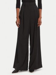 Weekend Max Mara Spodnie palazzo Adelfi 2525136072 Czarny Wide Leg. Czarne spodnie materiałowe Weekend Max Mara, bez wzorów, z materiału. Za 1,239.00 zł.