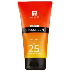 BYROKKO Body Sunscreen SPF25 krem chroniący przed słońcem Ochrona przeciwsłoneczna 150 ml. Kremy do opalania BYROKKO. Za 89.99 zł.
