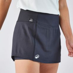 Spódniczka do tenisa damska Artengo Dry Hip Ball. Czarne spódnice ARTENGO, xl, bez wzorów, z materiału, sportowe, sportowe. Za 89.99 zł.