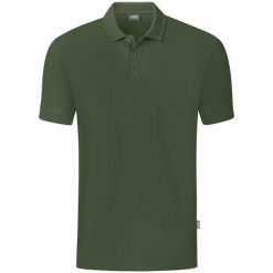 Polo Jako Organic. Zielone koszulki polo JAKO, m, bez wzorów, z bawełny, bez kołnierzyka, bez ramiączek. Za 243.00 zł.