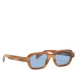 Okulary przeciwsłoneczne Jack&Jones. Brązowe okulary przeciwsłoneczne Jack&Jones, bez wzorów. Za 69.99 zł.