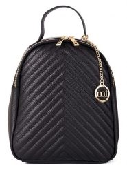 Mia Tomazzi Skórzany plecak "Ariberto" w kolorze czarnym - 23 x 26 x 11 cm rozmiar: onesize. Czarne plecaki Mia Tomazzi, bez wzorów, z materiału. Za 339.00 zł.