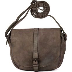 Skórzana torebka w kolorze jasnobrązowym - 20 x 17 x 7 cm. Brązowe torby na ramię neropantera, bez wzorów, z materiału, na ramię, bez dodatków. W wyprzedaży za 219.95 zł.