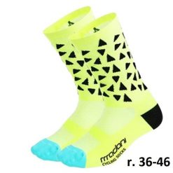 Skarpetki rowerowe unisex madani Ocelot. Niebieskie skarpety MADANI, bez wzorów. Za 9.99 zł.