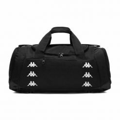 Torba sportowa Kappa Grenno. Czarne torby na ramię Kappa, bez wzorów, z materiału, eleganckie, na ramię, bez dodatków. Za 267.00 zł.