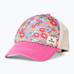 Czapka z daszkiem damska Rip Curl Mixed Yardage Trucker. Czerwone czapki Rip Curl, bez wzorów. Za 98.99 zł.