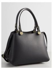 Christian Laurier Skórzana torebka "Kiara" w kolorze czarnym - 28 x 26 x 14 cm rozmiar: onesize. Czarne torby na ramię Christian Laurier, bez wzorów, z materiału, na ramię, bez dodatków. Za 327.10 zł.