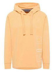 ELBSAND Bluza "Elna" w kolorze pomarańczowym rozmiar: XS. Pomarańczowe bluzy ELBSAND, xs, bez wzorów, z kapturem. Za 140.53 zł.