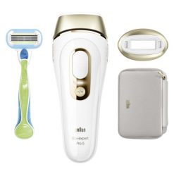 Braun Silk-expert Pro 5 PL5052 IPL biało-złoty. Depilatory Braun. Za 1,499.00 zł.