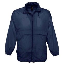 Wiatrówka Unisex Surf Dla Dorosłych. Niebieskie kurtki sportowe SOL'S, s, bez wzorów, bez kaptura, trekkingowe. Za 95.99 zł.