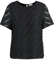 Gerry Weber Koszulka w kolorze czarnym rozmiar: 36. Czarne bluzki Gerry Weber, bez wzorów, bez kołnierzyka, bez ramiączek. Za 136.45 zł.