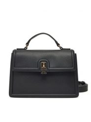 Tommy Hilfiger Torebka Th Eternity Mini Satchel AW0AW17176 Czarny. Czarne torebki klasyczne TOMMY HILFIGER, bez wzorów, ze skóry, bez dodatków. Za 349.99 zł.
