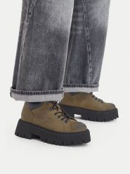 G-Star Raw Trapery CEO-WI34-MANYA-06 Khaki. Brązowe trapery i śniegowce G-Star Raw, z nubiku. Za 399.99 zł.