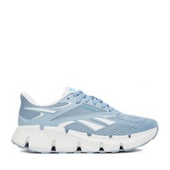 Buty do biegania Reebok. Niebieskie obuwie sportowe Reebok, bez zapięcia, do biegania. Za 299.99 zł.