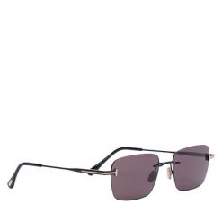 Okulary przeciwsłoneczne Tom Ford. Czarne okulary przeciwsłoneczne Tom Ford, bez wzorów. Za 1,999.00 zł.