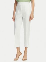 Maryley Spodnie materiałowe 26EB616/43VA Biały Regular Fit. Białe spodnie materiałowe Maryley, m, bez wzorów, z materiału. Za 239.99 zł.