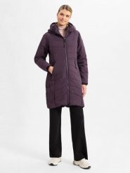 Ragwear Pikowany płaszcz - Dizzie Kobiety Sztuczne włókno lila, S. Brązowe płaszcze Ragwear, s, bez wzorów, z materiału, bez kaptura. Za 479.95 zł.