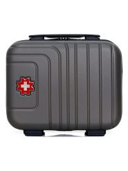 SWISS KOPPER Kosmetyczka "Rüti" w kolorze szarym - 30 x 23 x 16 cm rozmiar: onesize. Szare kufry i kosmetyczki SWISS KOPPER, bez wzorów, z materiału, bez dodatków. Za 73.99 zł.