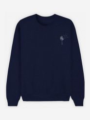 WOOOP Bluza "Pissenlit" w kolorze granatowym rozmiar: M. Niebieskie bluzy Wooop, m, bez wzorów, bez kaptura. Za 88.02 zł.
