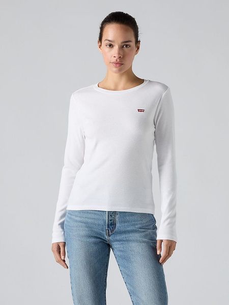Levi's Koszulka "Essential" w kolorze białym rozmiar: XS. Białe bluzki Levi's®, s, bez wzorów, z bawełny, bez kołnierzyka, bez ramiączek. Za 82.45 zł.