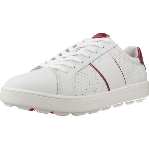 Buty GEOX D SPHERICA ECUB-1 Biały. Białe trekkingi Geox, ze skóry, trekkingowe. Za 283.99 zł.