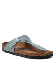 Klapki Birkenstock. Czarne klapki Birkenstock, bez wzorów, bez obcasa. Za 629.99 zł.