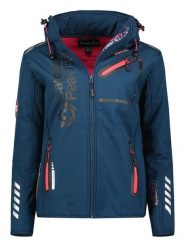 Canadian Peak Kurtka softshellowa "Reineak" w kolorze niebieskim rozmiar: XXL. Niebieskie kurtki sportowe Canadian Peak, xxl, z aplikacjami, bez kaptura, outdoorowe. Za 215.28 zł.