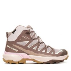Trekkingi Salomon. Brązowe trekkingi Salomon, z gore-texu, trekkingowe. Za 749.99 zł.